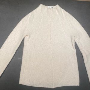 Jim Sander cashmere blend size medium cream sweater with long sleeves